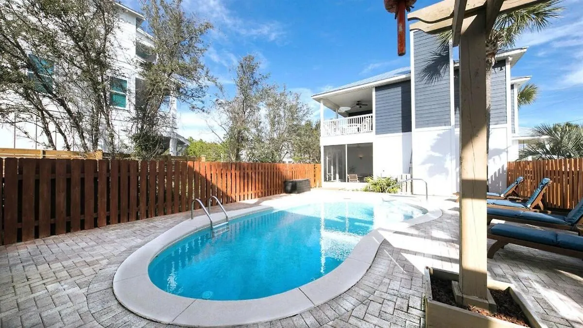 Nyaraló 12 C Breeze Private Pool Sleeps 16 Near Rosemary Villa Panama City Beach Amerikai Egyesült Államok